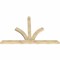 Ekena Millwork Richland Rough Sawn Timber Gable Bracket, Douglas Fir, 108"W x 72"H x 4"D x 6"F, 16/12 Pitch GBW108X72X0406RIC00RDF - alternate 2